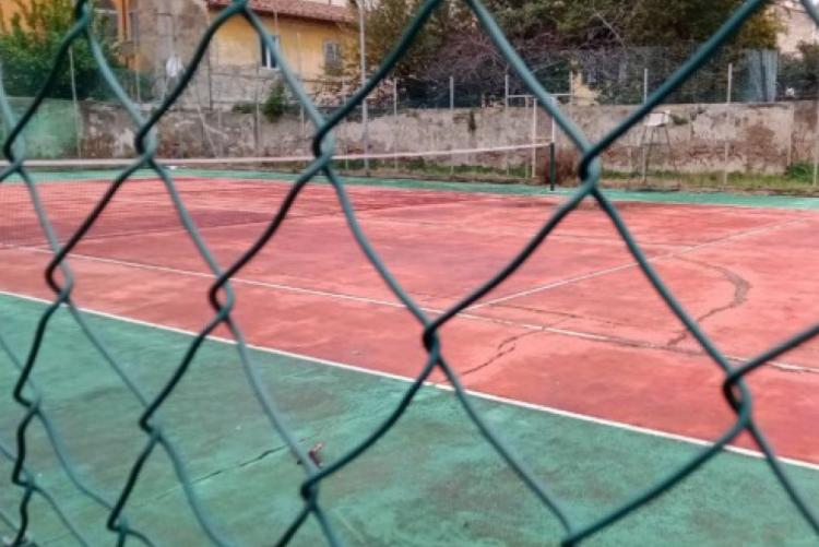Foto del campo da tennis di via Paoli