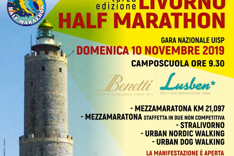 Locandina Livorno Half Marathon 2019
