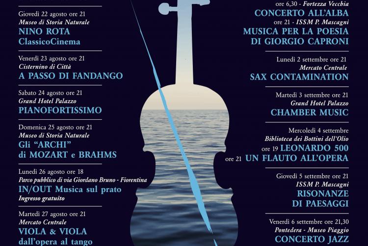 Volantino del Livorno Music Festival 2019